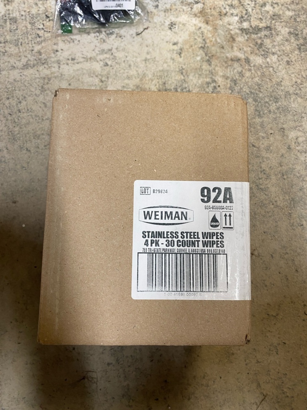 Weiman Stainless Steel Wipes 4-Pack, unopened box